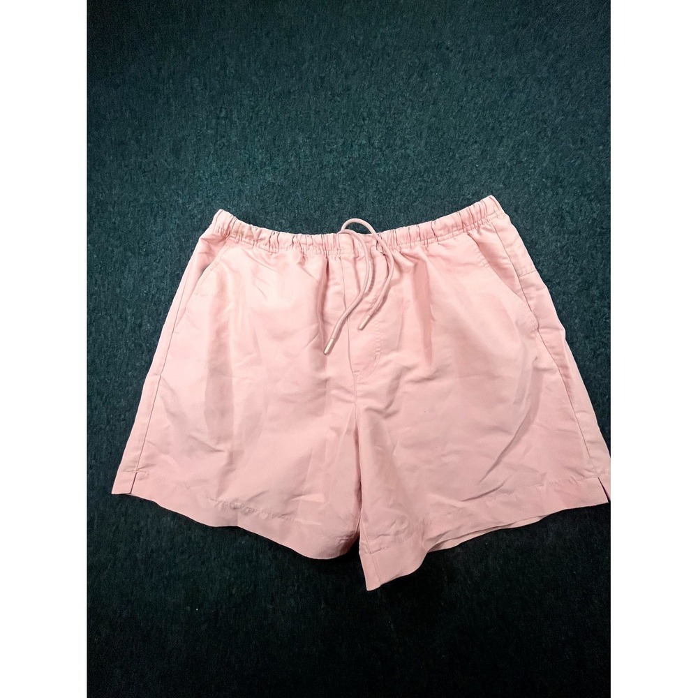 Hudson North Swim Summer Shorts Women's Medium Pink Drawstring Waist Pull On